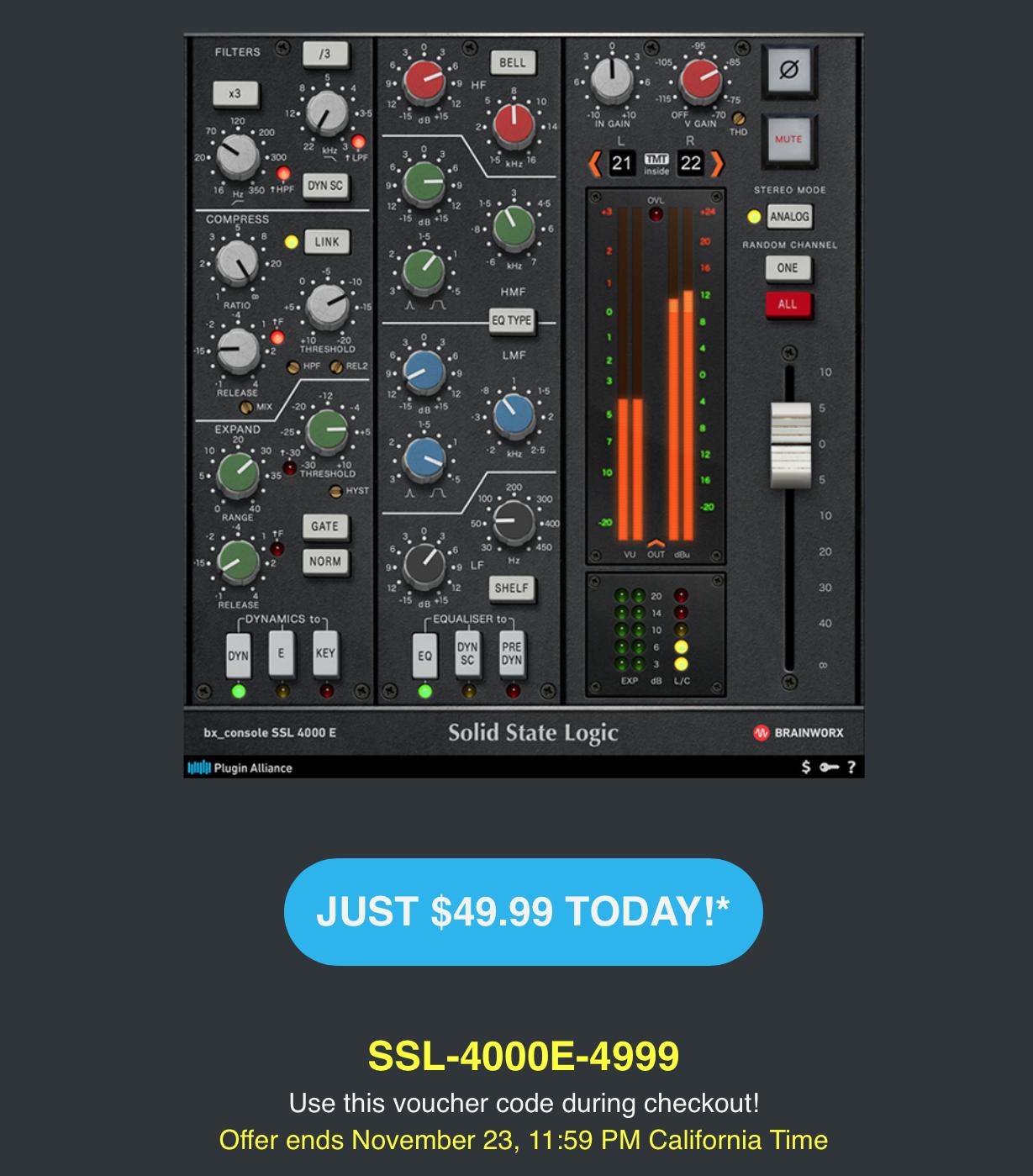 bx console ssl 4000 e vs waves ssl 4000