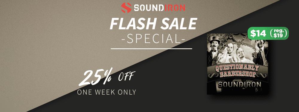 Soundiron Questionably Soundiron - Questionably Barbershop 26% 주간할인 - 미디톡