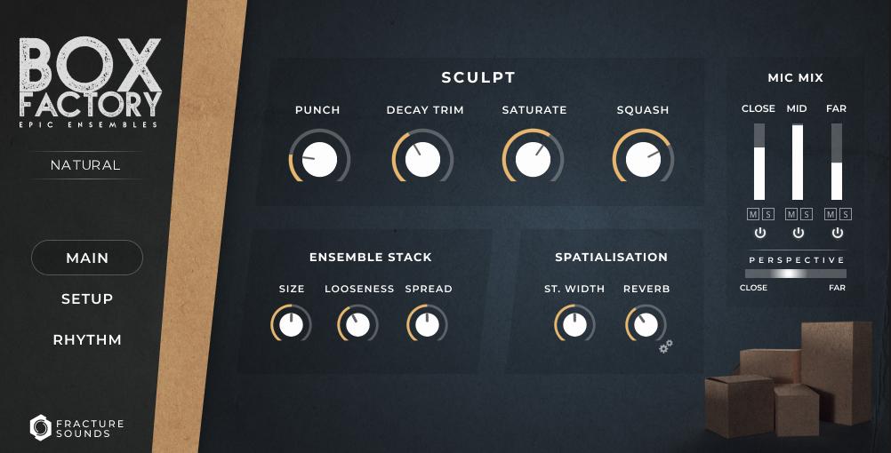 Fracture Sounds Box Factory 시네마틱 퍼쿠션 Kontakt 라이브러리 미디톡