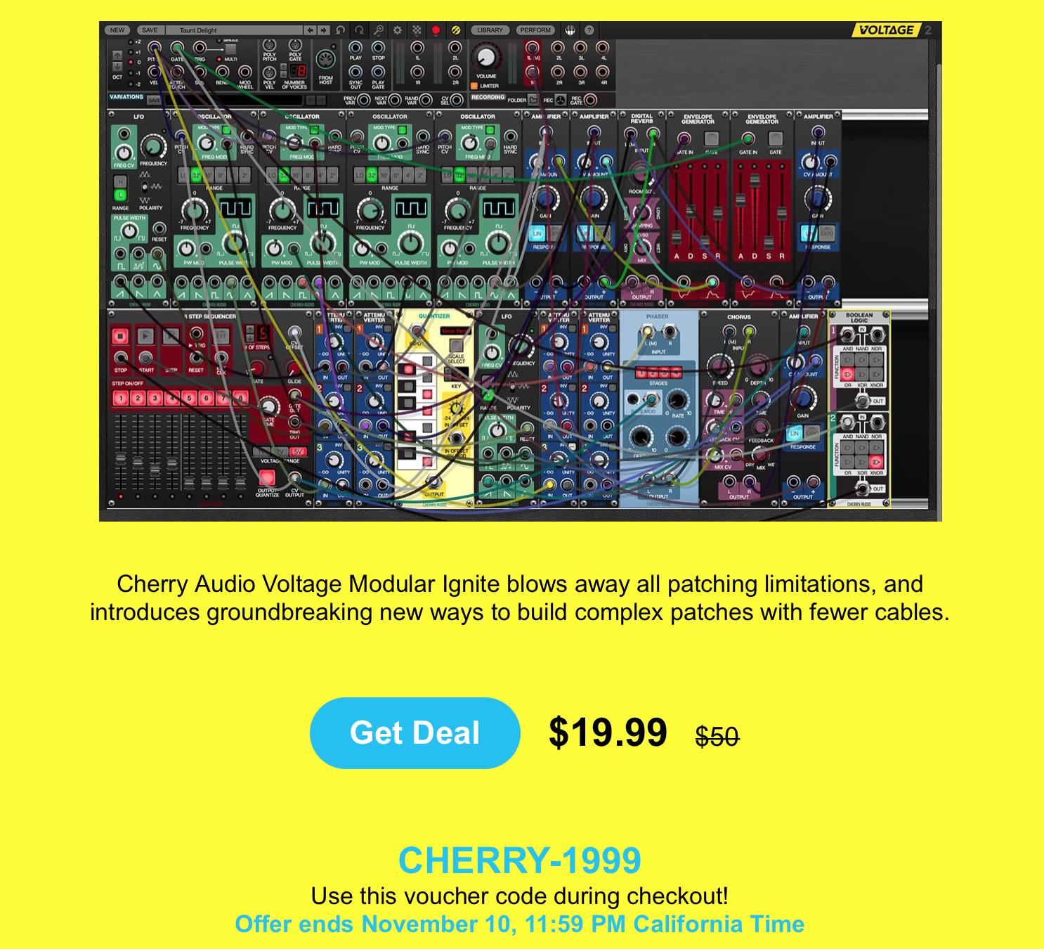 Plugin Alliance PA_EXT Cherry Audio Voltage Modular Ignite 60 할인코드
