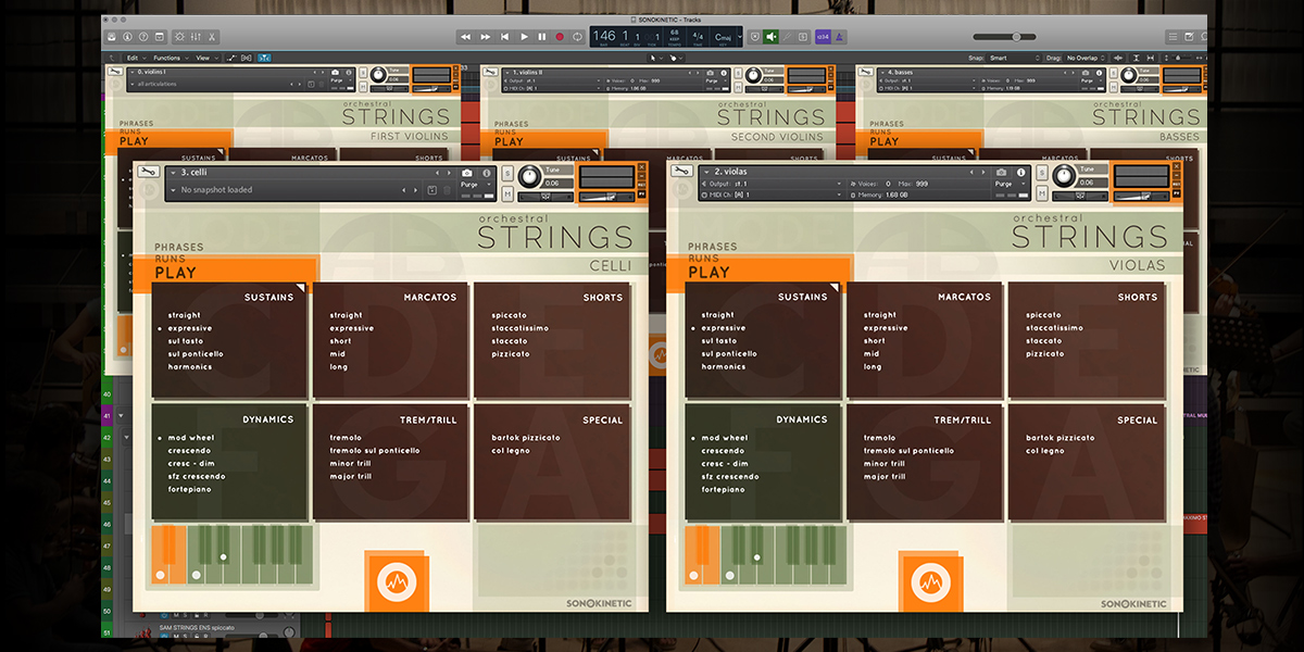 Orchestral Strings Kontakt 라이브러리 미디톡