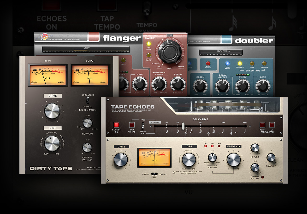 (종료) Softube Unlockable Offers Dirty Tape 50 / Tape Echoes 40