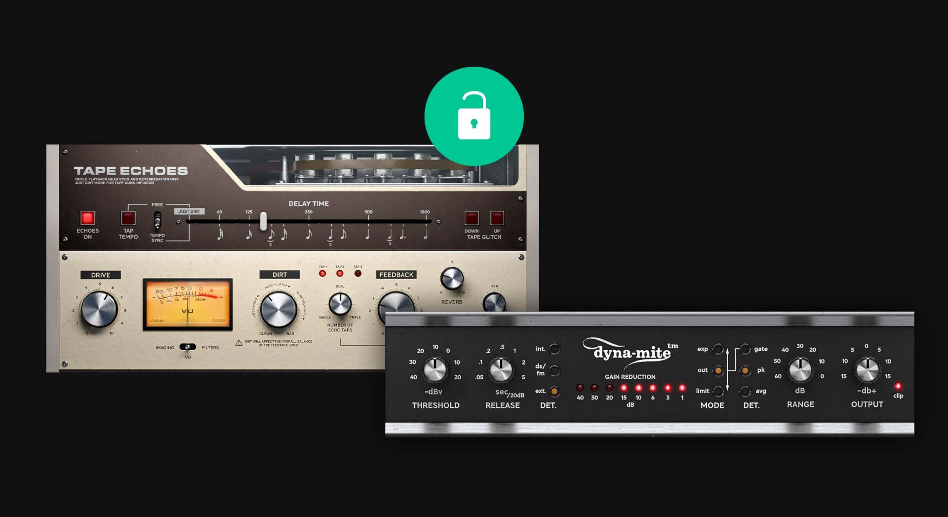 Softube Unlockable Offers Tape Echoes 61, Valley People Dynamite